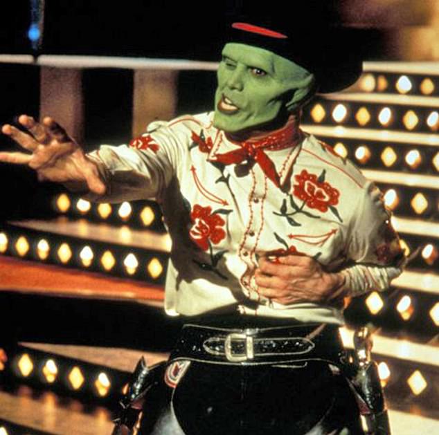 The star is known for his roles in The Mask (seen), The Grinch and Dumb and Dumber