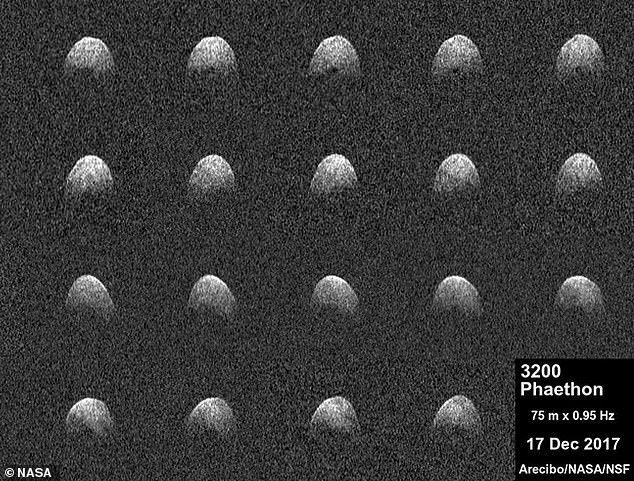 The Geminids are one of the few major meteor showers that come from asteroids. These meteors are debris from the asteroid 3200 Phaethon, which orbits the sun once every 1.4 years.