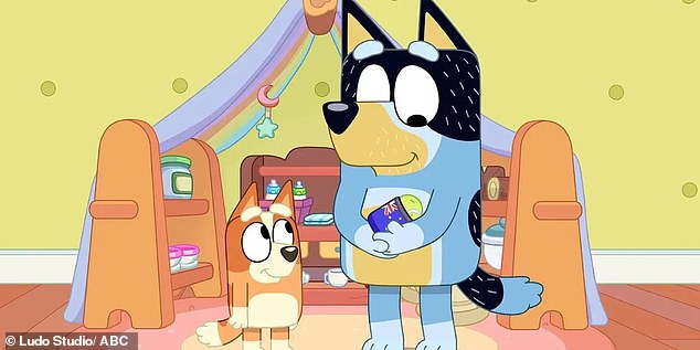 Most fans agreed that it was a show for the ages. Some viewers supported the series as being 'about parenthood'. Pictured: a scene from Bluey