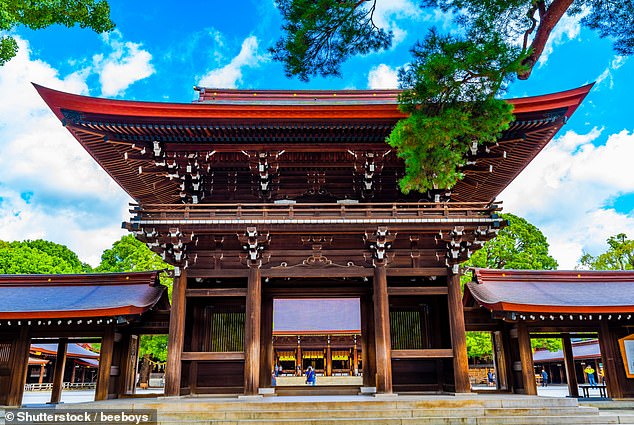 Choose Meiji Jingu (above) over the packed Senso Ji Temple, says Harriet