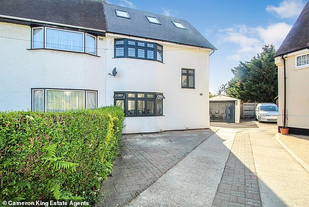 High standard: this five-bedroom house in Slough is for sale for £550,000