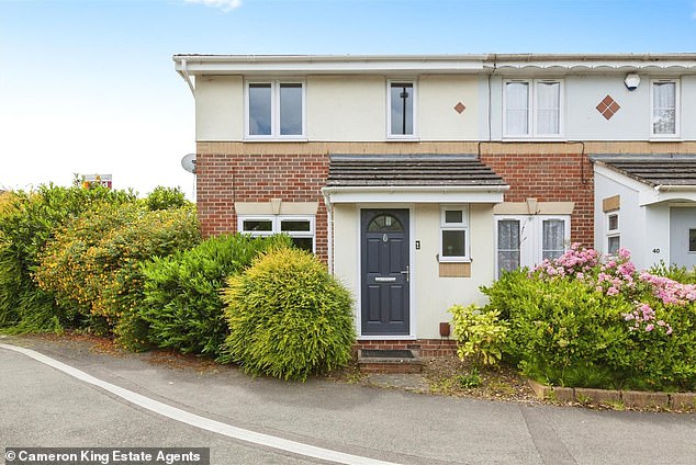 Tidy: This three-bedroom house in Cippenham is for sale with offers over £410,000