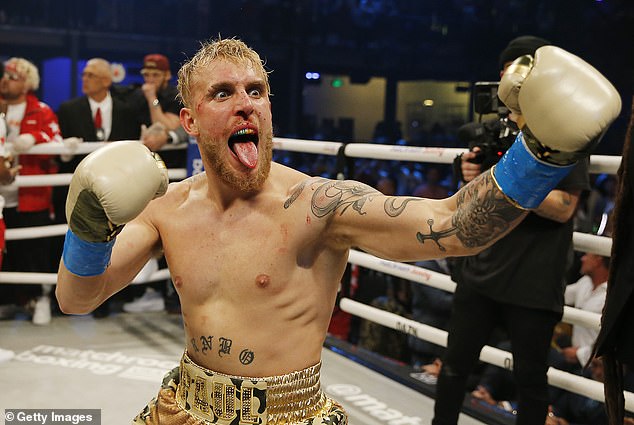 Jake Paul has a habit of sticking his tongue out both in and out of the ring