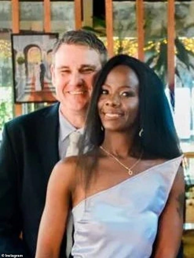 Troy Smith was on his honeymoon with his new wife (pictured together) when police raided their hotel room in April