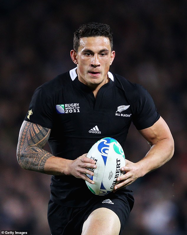 The rugby and boxing star played 58 games for New Zealand between 2010 and 2019