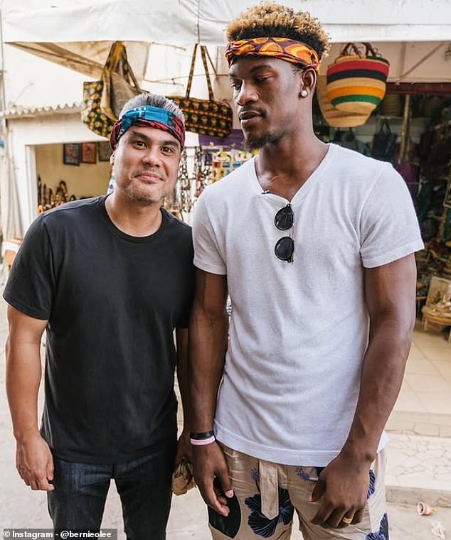 Bernie Lee (left) has been representing Miami Heat star Jimmy Butler (right) for several years.