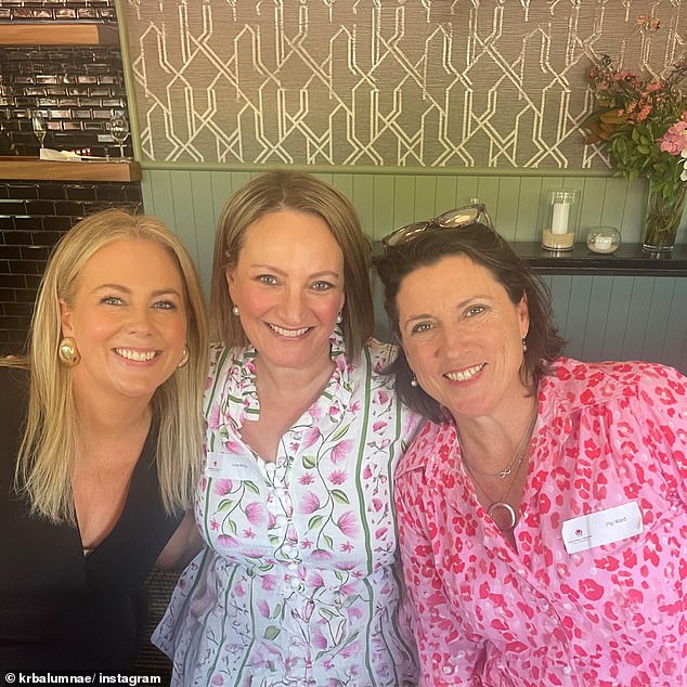 I understand from an impeccable source that Sam (left) regaled her school friends with stories of her blissfully happy marriage to Bowral businessman Richard Lavender