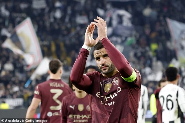 The Englishman played the entire match in City's 2-0 defeat to Juventus on Wednesday