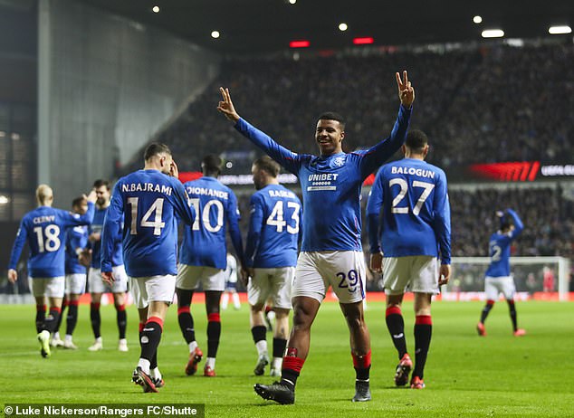 Hamza Igamane had opened the scoring for Rangers, who were by far the better team in the match