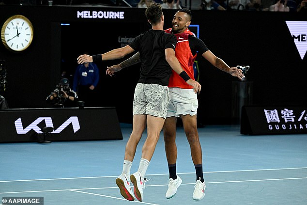 The pair starred in Melbourne at the 2022 Australian Open, capturing the men's doubles title in front of a raucous home crowd