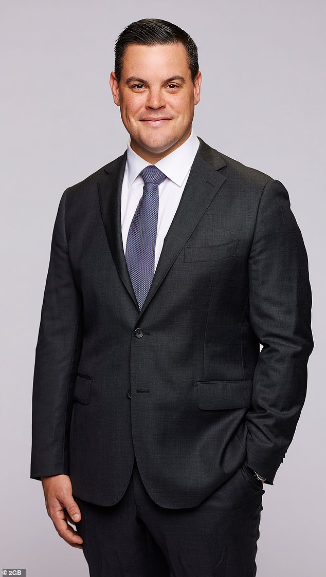 Chris O'Keefe, 43, (pictured) has been on 2GB for two years after being lured away from Nine's Sydney news team following a decade on television for the network