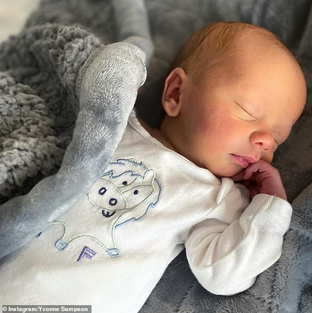 The loving couple welcomed their son Henry almost two years ago (photo)