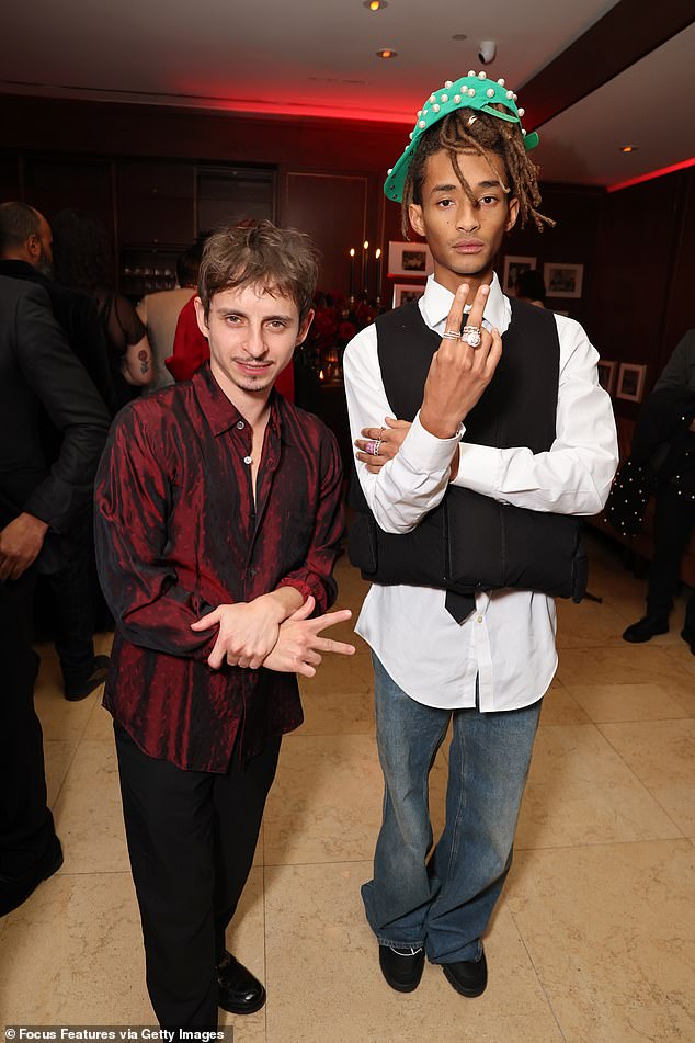 Disney Channel star Moisés Arias looked in good spirits as he partied with Jaden Smith