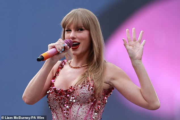 The clip showed a heartwarming interaction between the young patient at Children's Mercy Hospital, Kansas and the singer who was visiting after wrapping up her Eras Tour.