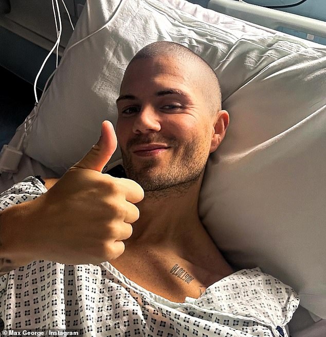 This week Max, who has previously battled alcoholism, admitted he was 'very lucky his heart problem was caught when it was' as he shared fears for his health.