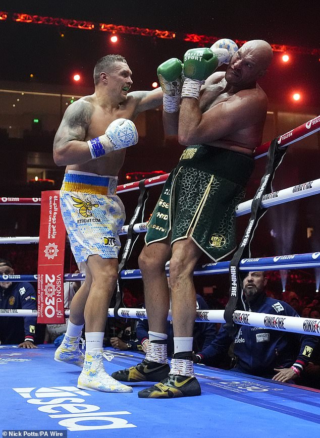 Usyk appeared to hurt Fury in the ninth but Lennox insisted the Brit used the ropes to his advantage