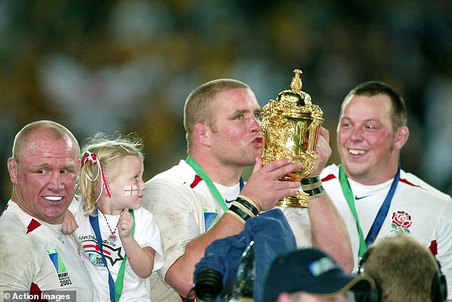 The ties between England's glory boys of 2003 are gathering dust and rust (photo: Phil Vickery, centre, with Steve Thompson, right, and Neil Back, left)