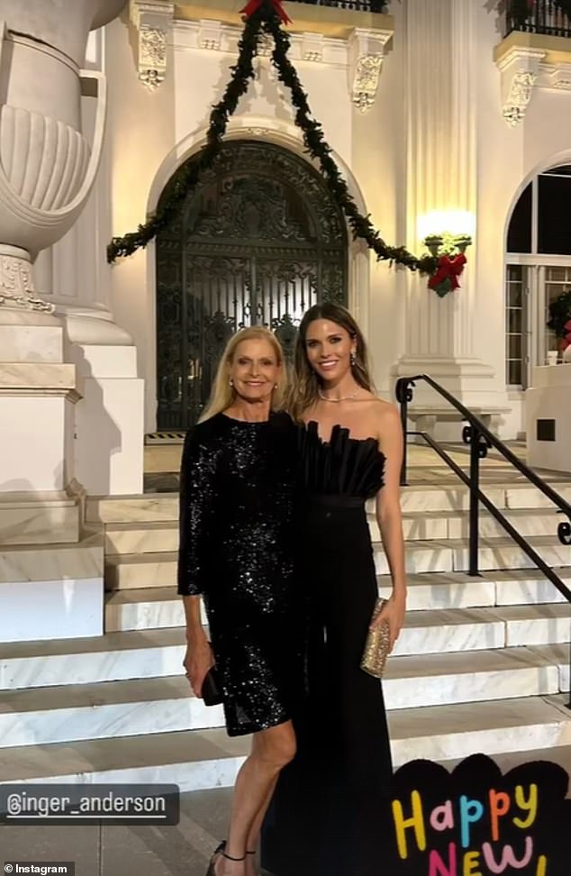 According to social media, Bettina has visited Mar-a-Lago several times, including earlier this year when she was spotted outside the resort with her mother during Trump's annual New Year's Eve celebration.