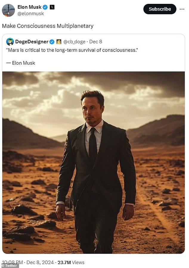 Tesla titan turned social media CEO Elon Musk has grown fond of using his own AI image tool on X to post fake photos of himself looking slim, sexy and young.