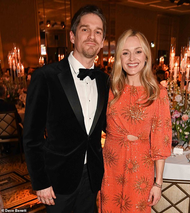 Fearne announced she had split from her husband Jesse Wood after 10 years of marriage (the couple are pictured here in February)