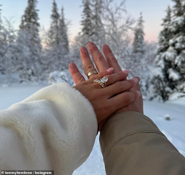 Since tying the knot, Tammy has also been showing off her glitzy wedding ring, which is reportedly worth $23,000