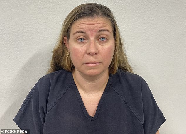 The mother of three was charged with threatening a mass shooting or an act of terrorism. Her bail was set at $100,000, with a judge reportedly noting that this was 