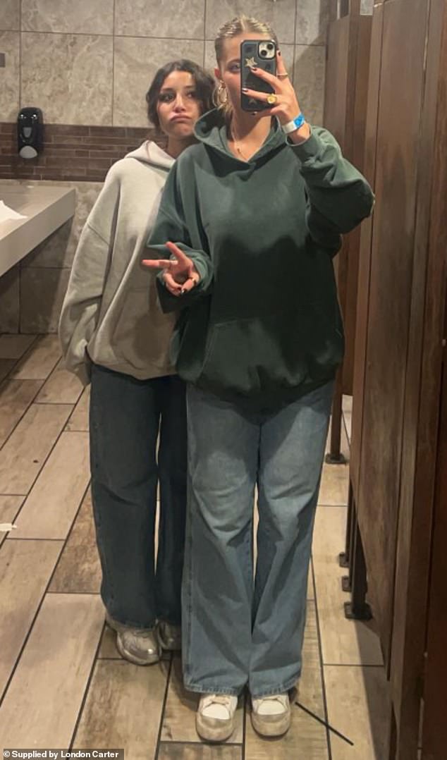 London and her friends wore an oversized hoodie, baggy jeans and sneakers to the bar, and were stunned to find themselves approached more than usual