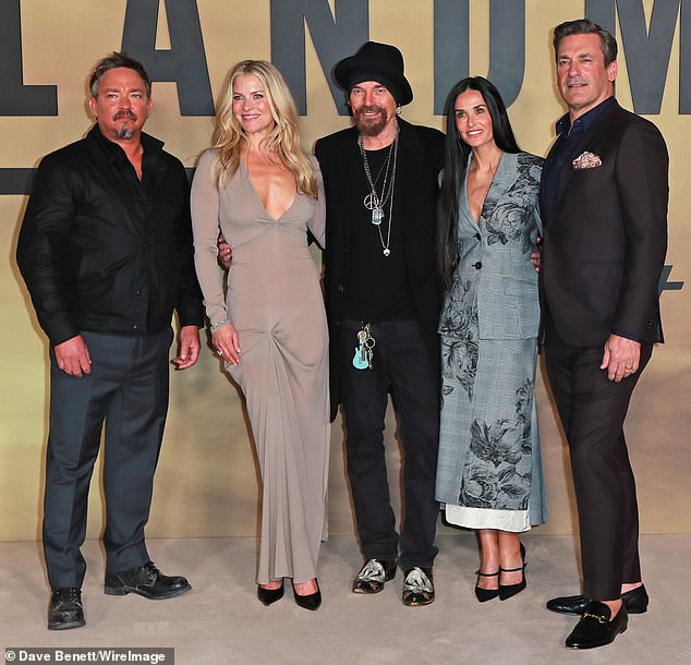 (L to R) James Jordan, Ali Larter, Billy Bob Thornton, Demi Moore and Jon Hamm in November