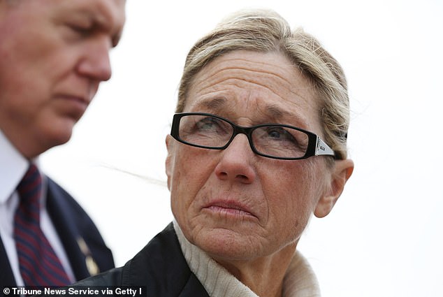 The city of Dixon, Illinois was also in action this week as Biden commuted the sentence of Rita Crundwell, 71, (pictured) the city's former comptroller, who was convicted in 2013 of embezzling more than $53 million from the treasury of the city.