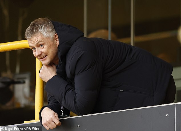 Former Man United manager Ole Gunnar Solskjaer was on hand to watch Ipswich win