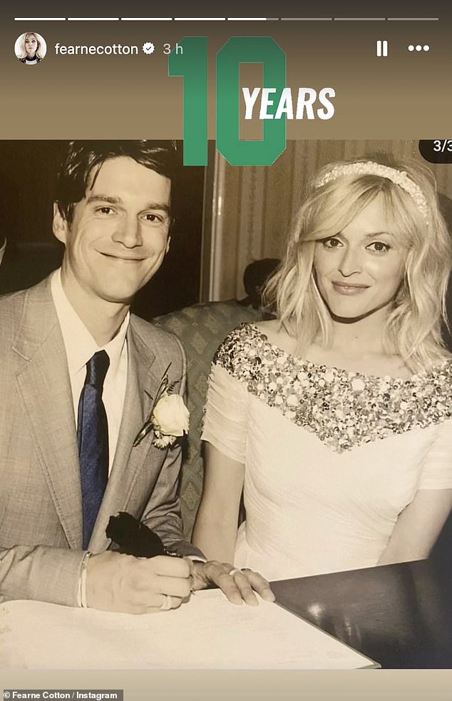 Fearne married the 48-year-old musician, the son of Rolling Stones Ronnie Wood, in 2014