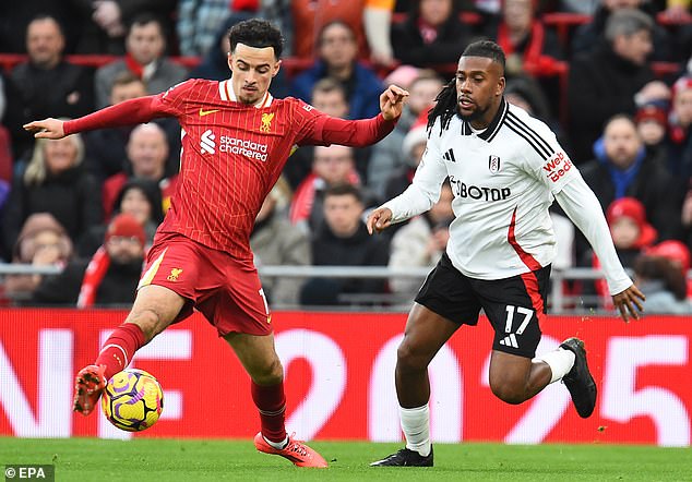 He reacted with frustration after Curtis Jones was carded for a mistimed foul on Alex Iwobi