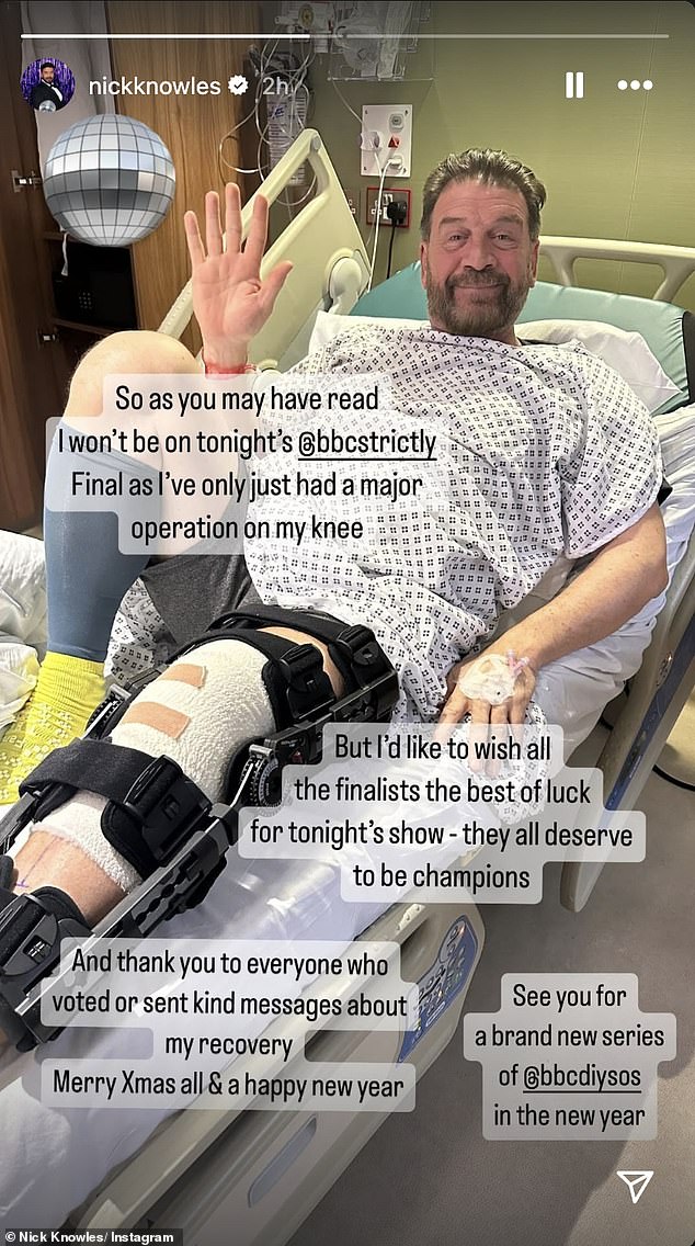 Nick has kept his followers updated on his surgery