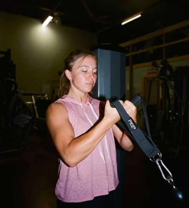 She has been preparing for an upcoming biopic about professional boxer Christy Martin, who was a pioneer for women in the sport