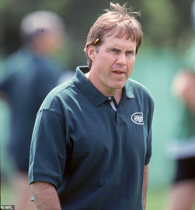 Bill Belichick in May 1998, when he was still the defensive coordinator of the New York Jets