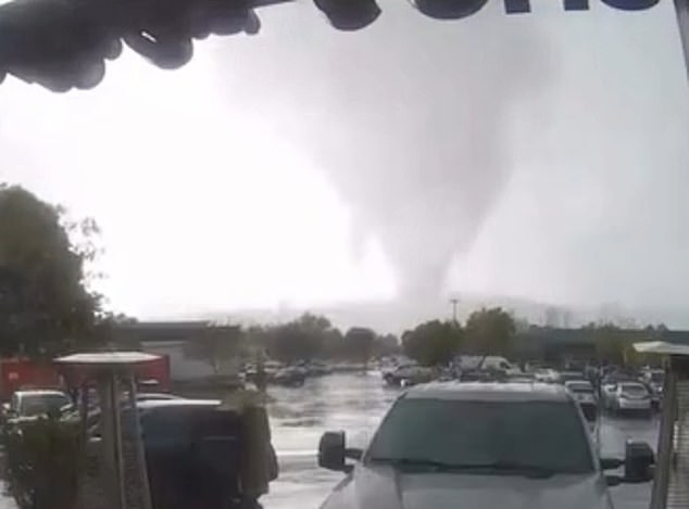 A tornado has since been confirmed in Scott Valley, an hour and a half south of San Francisco