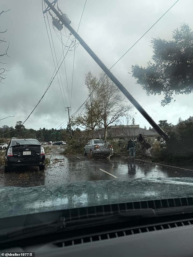 More than 221,000 people were without power due to the heavy storms