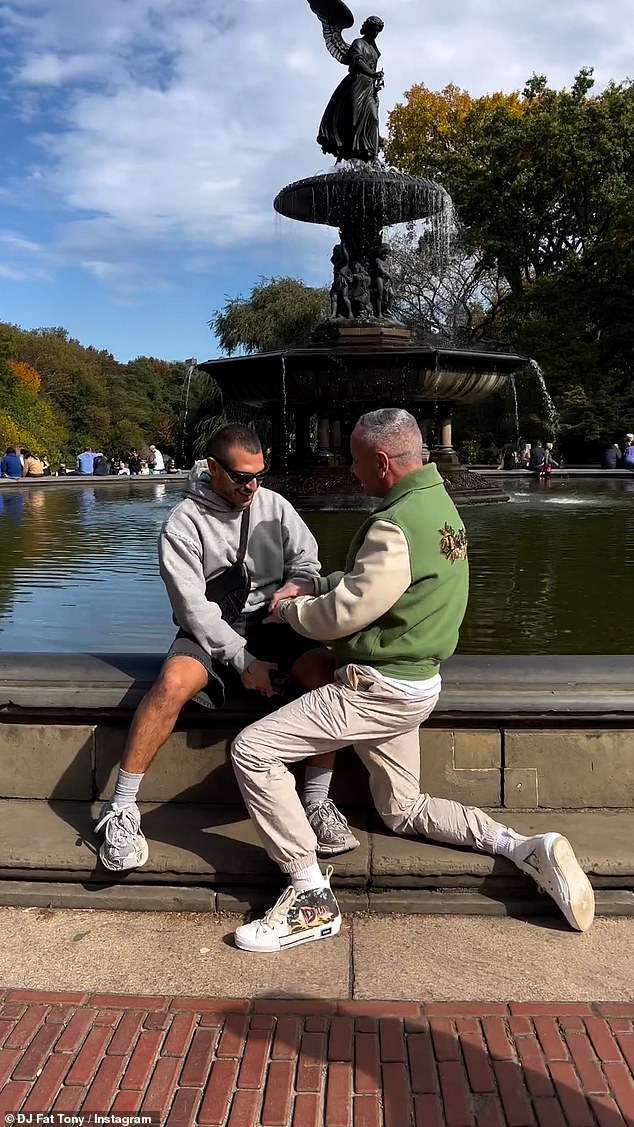 Tony and his partner Stavros got engaged last year. Last October, Tony shared a sweet video on Instagram looking excited as Stavros said yes in front of a fountain in Central Park