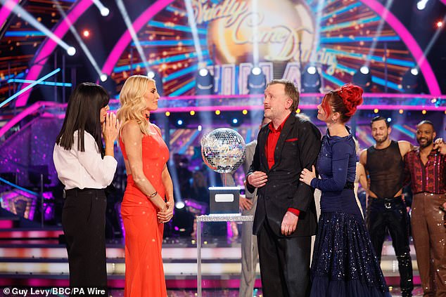 McCausland and Ms Buswell wept along with judges Shirley Ballas and Motsi Mabuse