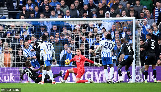 Chalobah scored his second Premier League goal of the season as he put Palace ahead