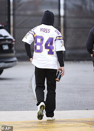 It's rare for an active NFL player to wear the jersey of a rival team