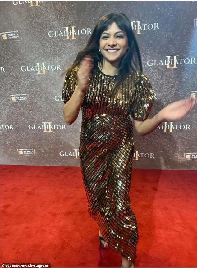 In an Instagram post, she is seen in a glittering dress at the launch of the Paul Mescal blockbuster Gladiator II