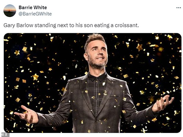 1734293211 639 Gary Barlow is towered over by lookalike son Daniel 24