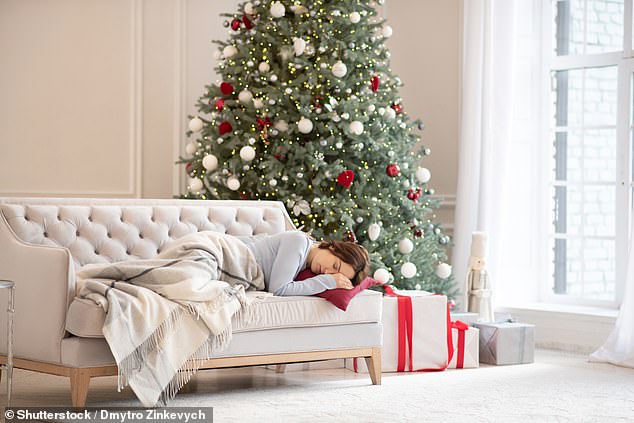 All the tinsel and well wishes can feel very hollow and empty when you're grieving (stock image)