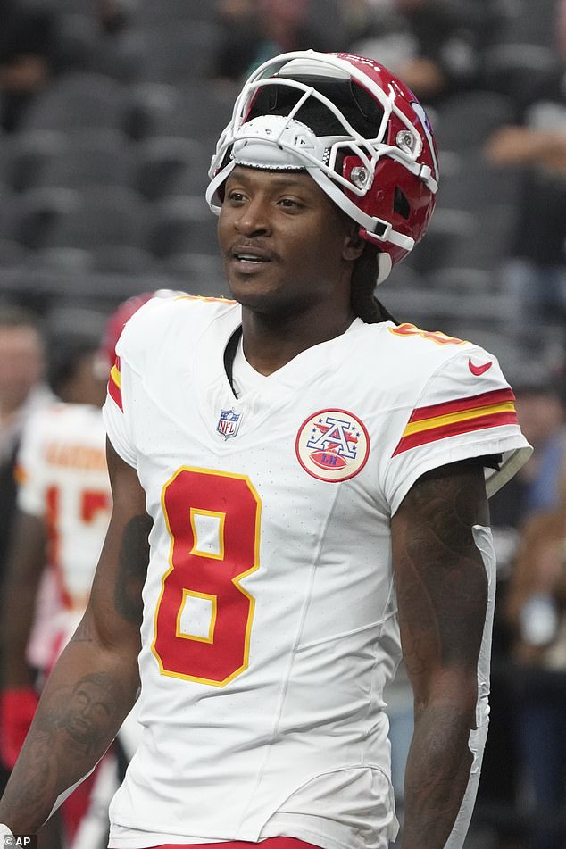 Hopkins caught five passes for 36 yards as the Chiefs earned a 21-7 victory over Cleveland