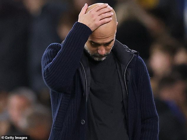 Guardiola has suffered the worst form of his managerial career at City in recent weeks