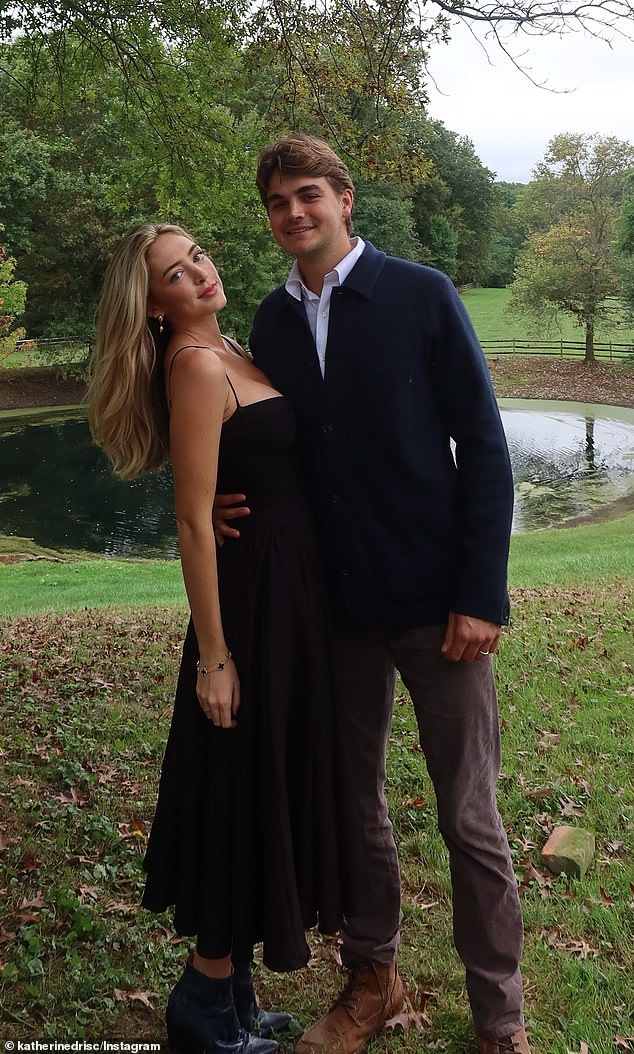 Influencer Katherine Asplundh's pregnancy comes just seven months after she tied the knot in May with Pennsylvania billionaire Cabot Asplundh, 27