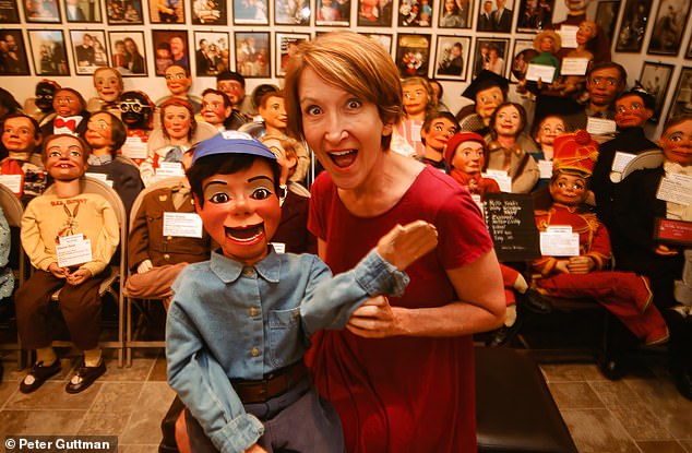 A ventriloquism museum director at Fort Mitchell, Kentucky