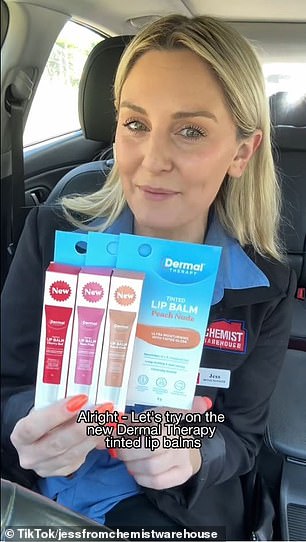 Retail manager Jess from Apotheek Magazijn couldn't get enough of the new lip balms