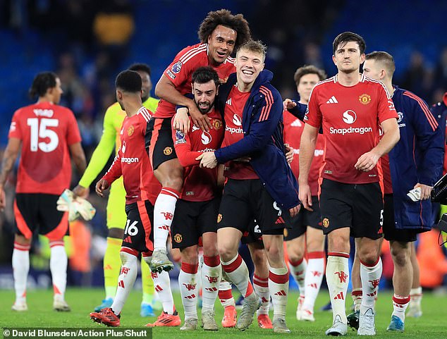 The Red Devils recorded a stunning 2-1 victory over Manchester City on Sunday evening